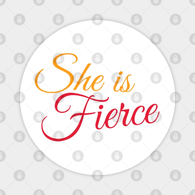 She is fierce Magnet by BoogieCreates